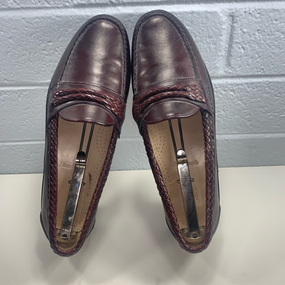 Allen Edmonds Burgundy Red Brown Leather Loafers Mens Size 11 Shoes Made In USA - Picture 5 of 8
